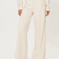 Calças Wide Leg com Cinto Creme - Lança Perfume - thumbnail 1
