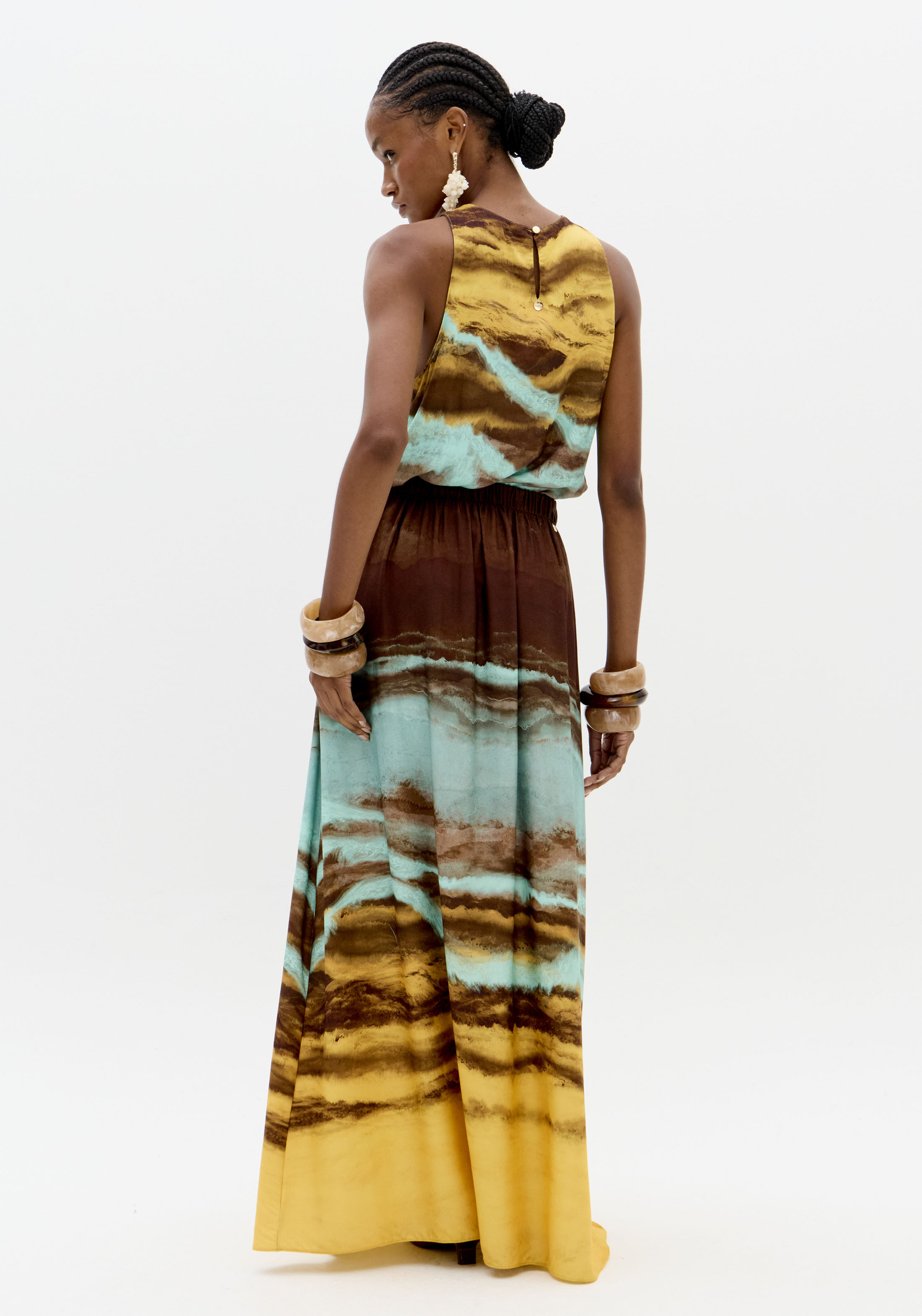 Top MARBLE Castanho e Turquesa - Lança Perfume 3