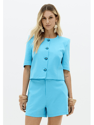 Casaco PISCINE Azul Turquesa - Lança Perfume