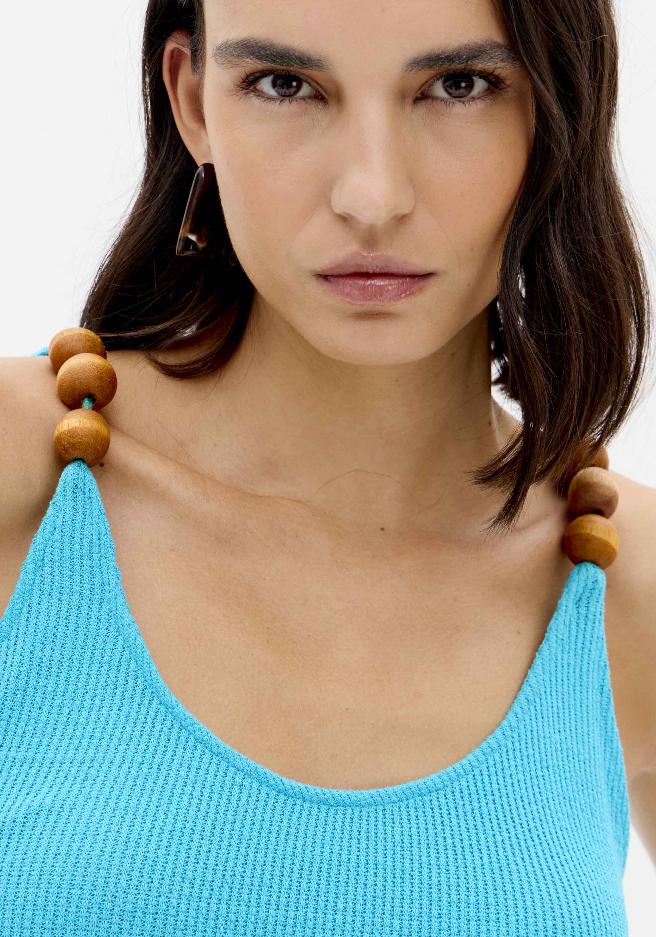 Vestido de Alças PISCINE Turquesa - Lança Perfume 4