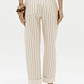 Calças com Riscas Bege e Branco - Lança Perfume  - vignette 4