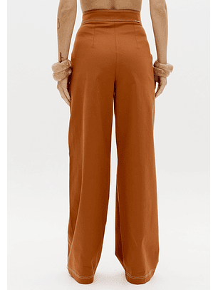 Calças Com Costura Ferrugem - Lança Perfume