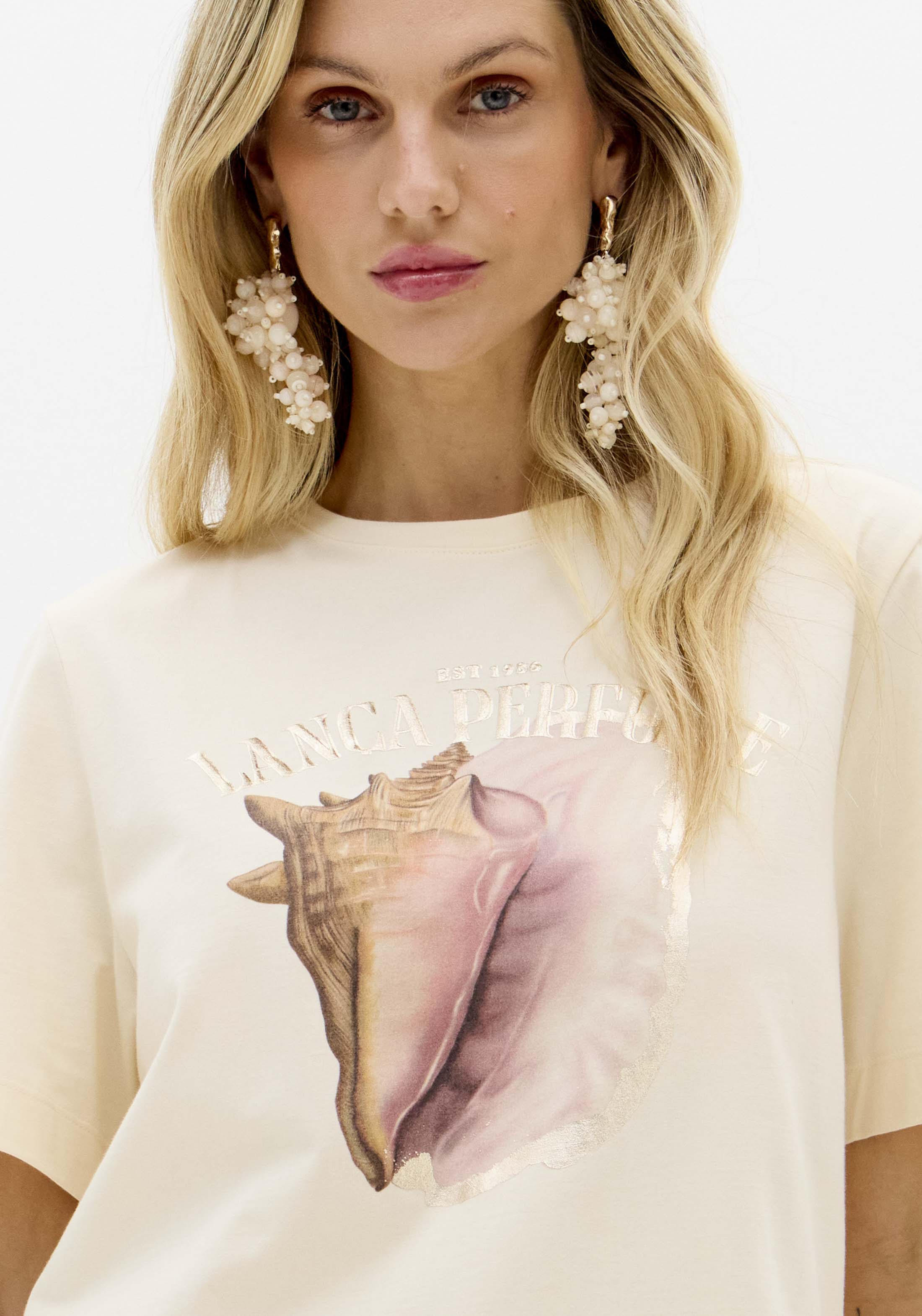 T-shirt Buzio Creme - Lança Perfume  3