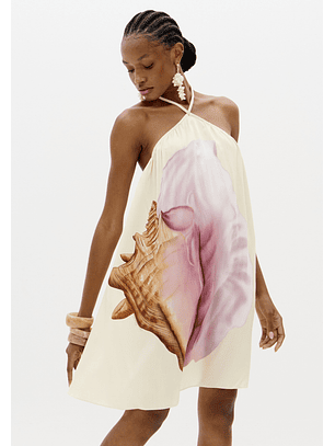 Vestido Curto PINK SHELL - Lança Perfume