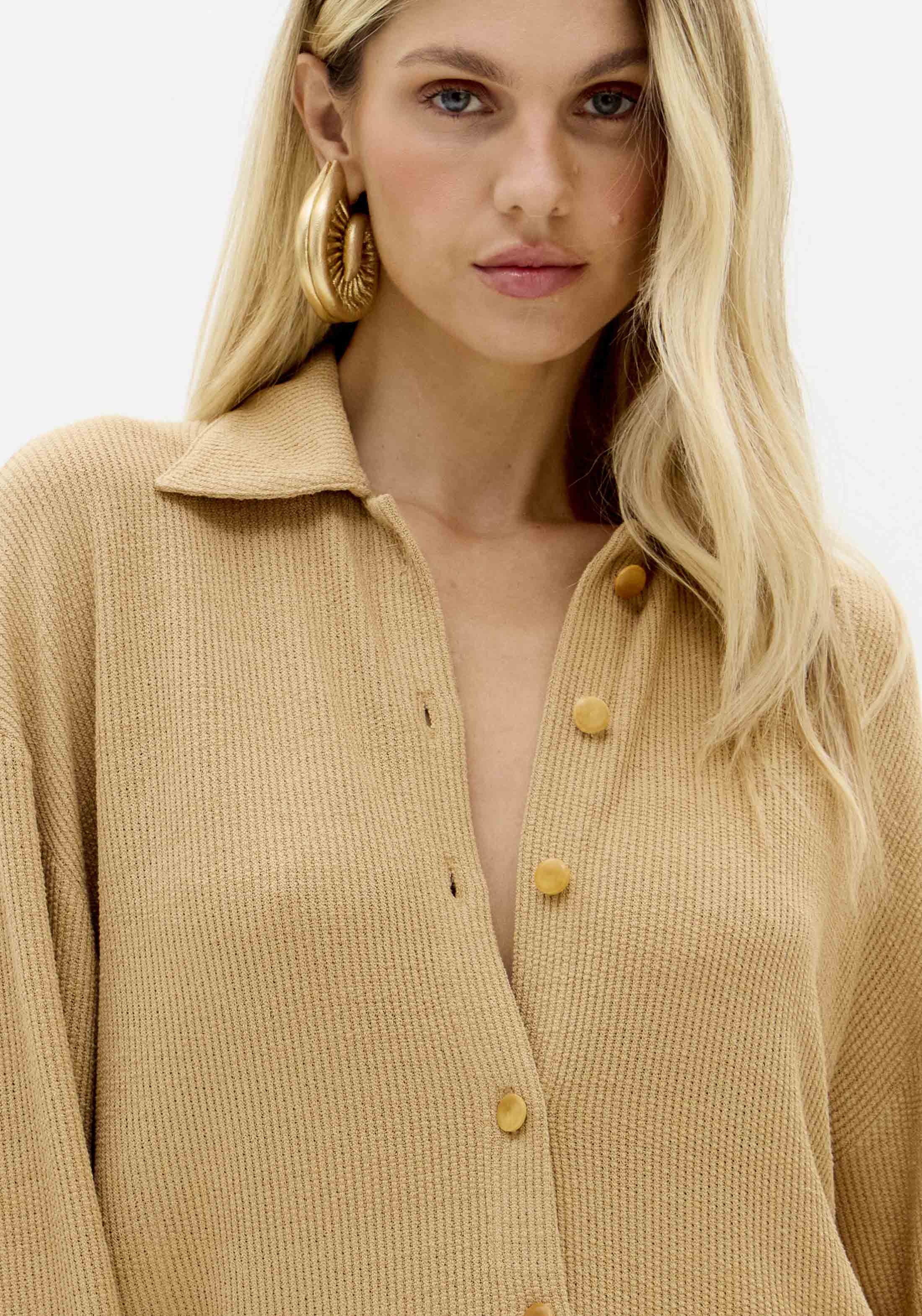 Camisa CROASSAINT Bege - Lança Perfume  4