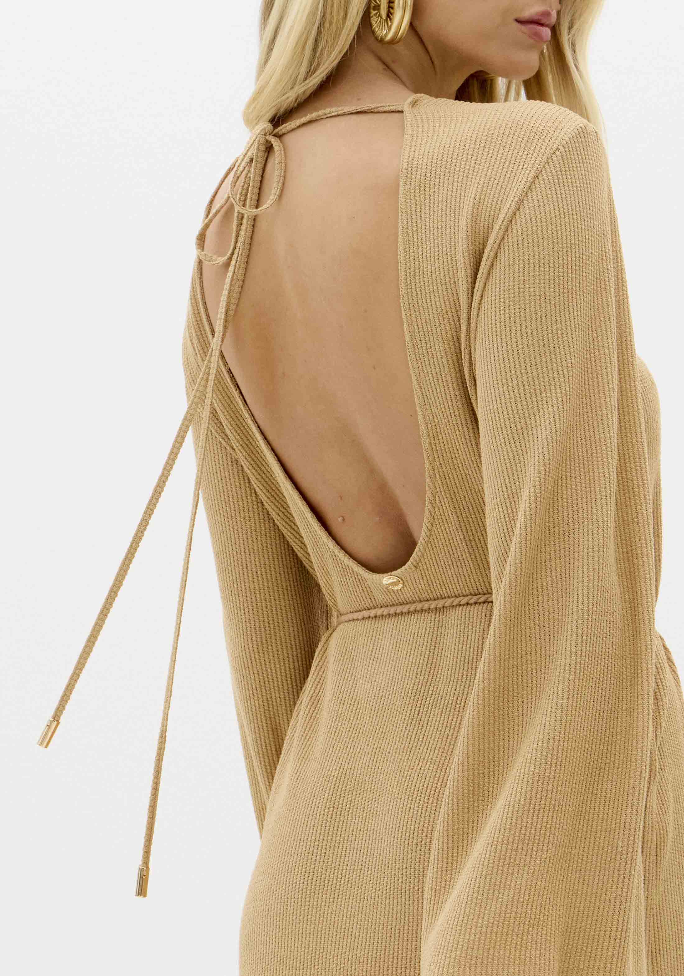 Vestido Curto CROASSAINT Bege - Lança Perfume 2