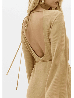 Vestido Curto CROASSAINT Bege - Lança Perfume