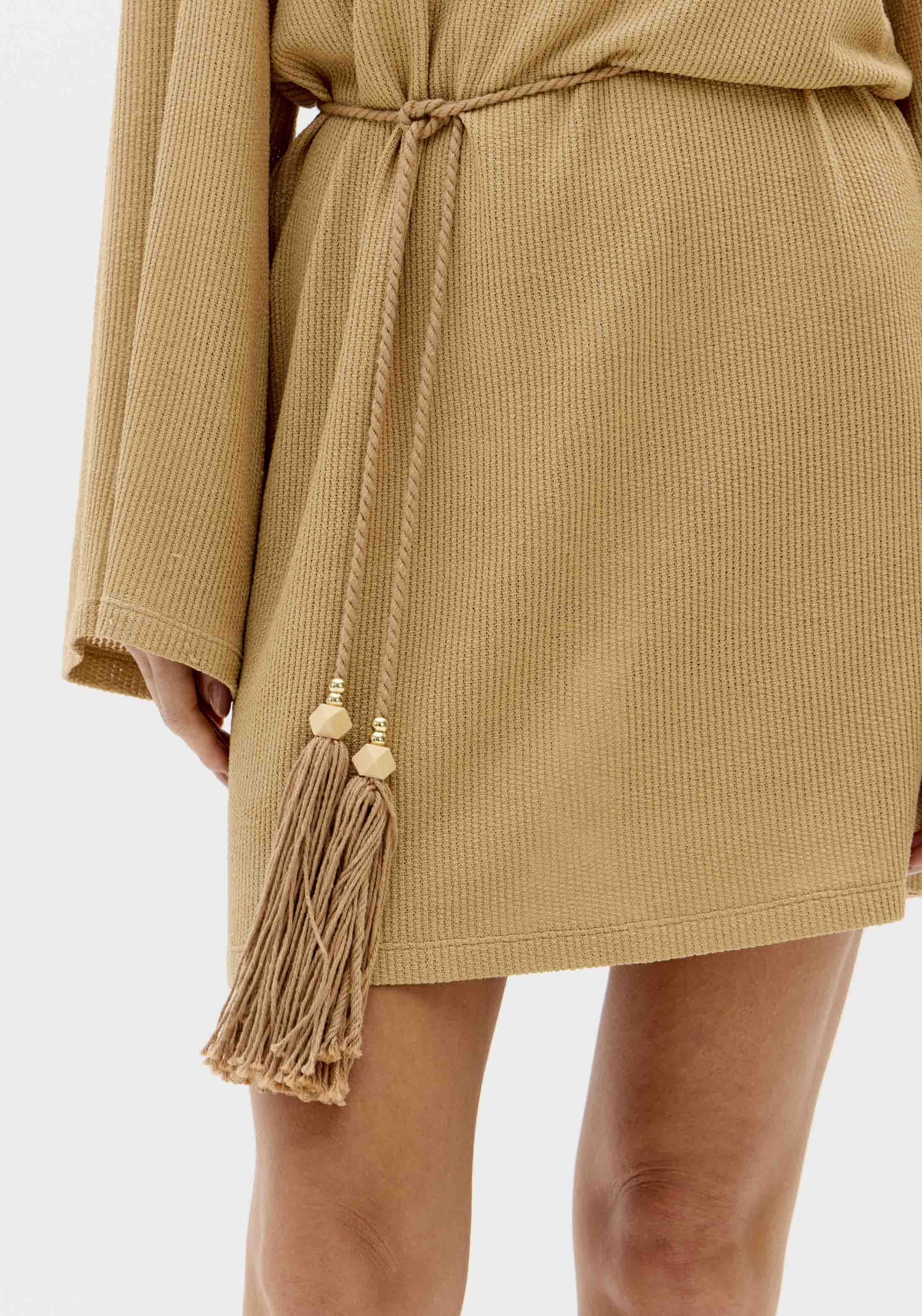 Vestido Curto CROASSAINT Bege - Lança Perfume 4