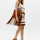 Saia Curta Tricô Bege Multi - Lança Perfume  - thumbnail 6
