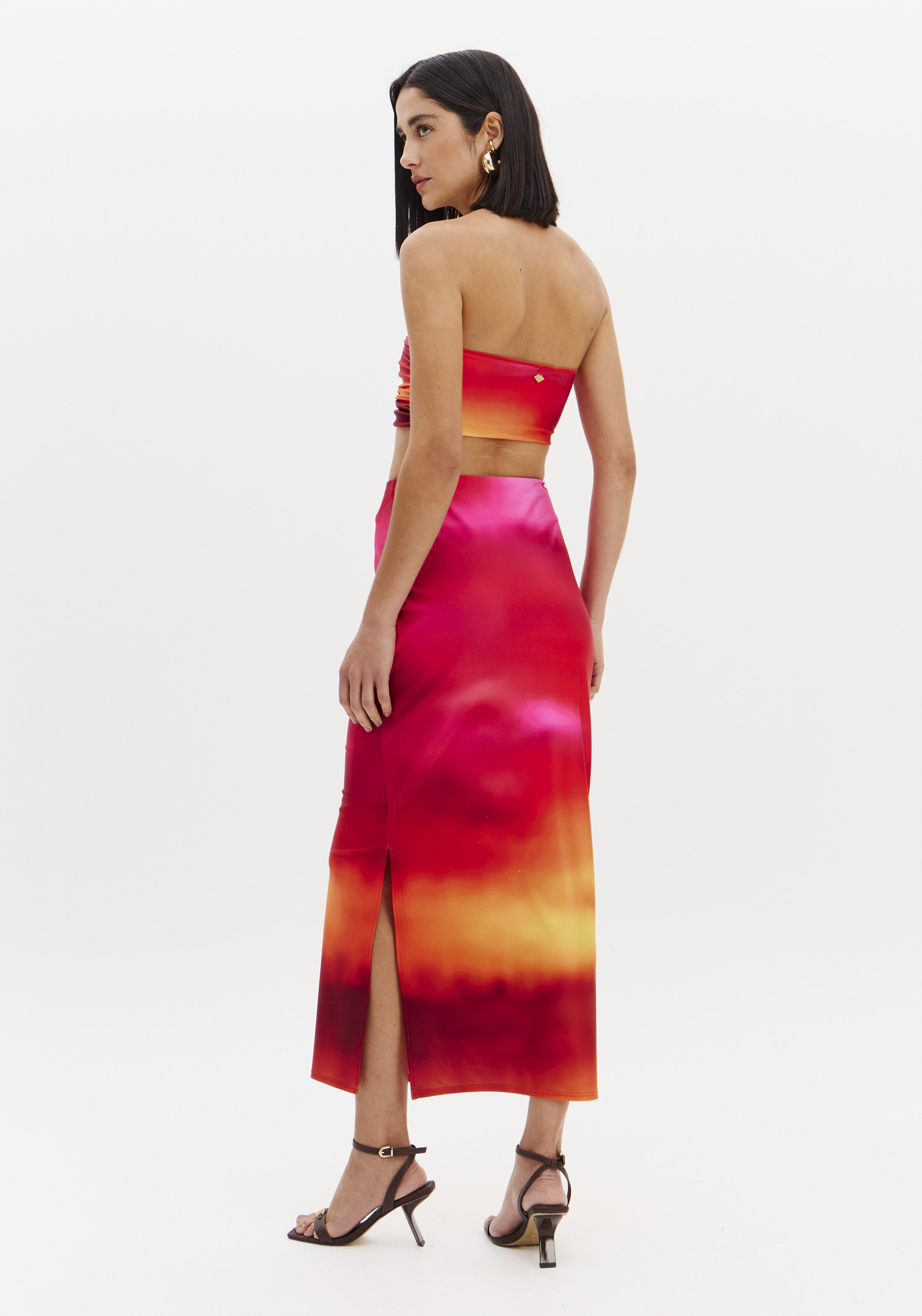 Saia Comprida SUNSET MIRAGE Rosa - Lança Perfume 6