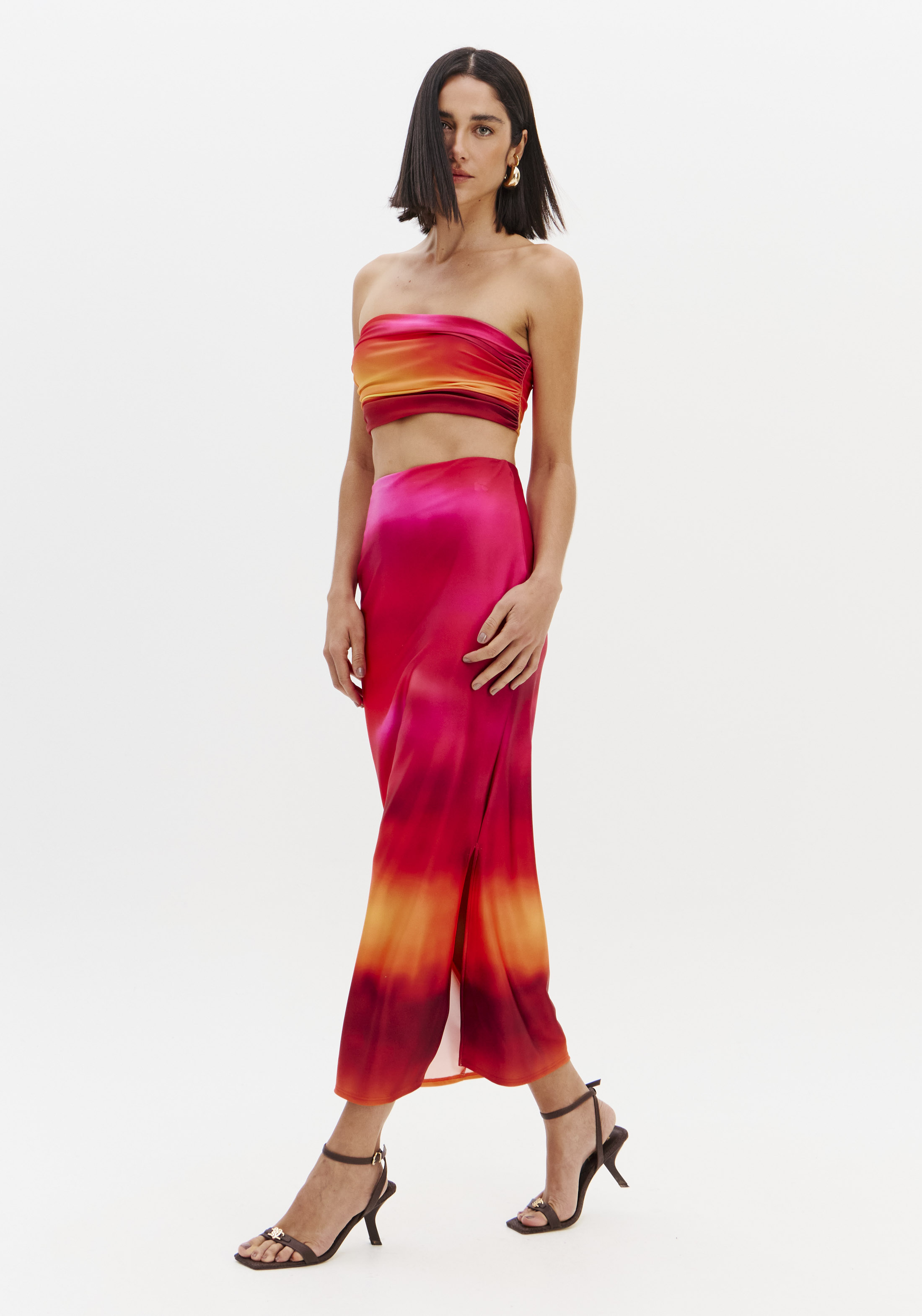 Saia Comprida SUNSET MIRAGE Rosa - Lança Perfume 2