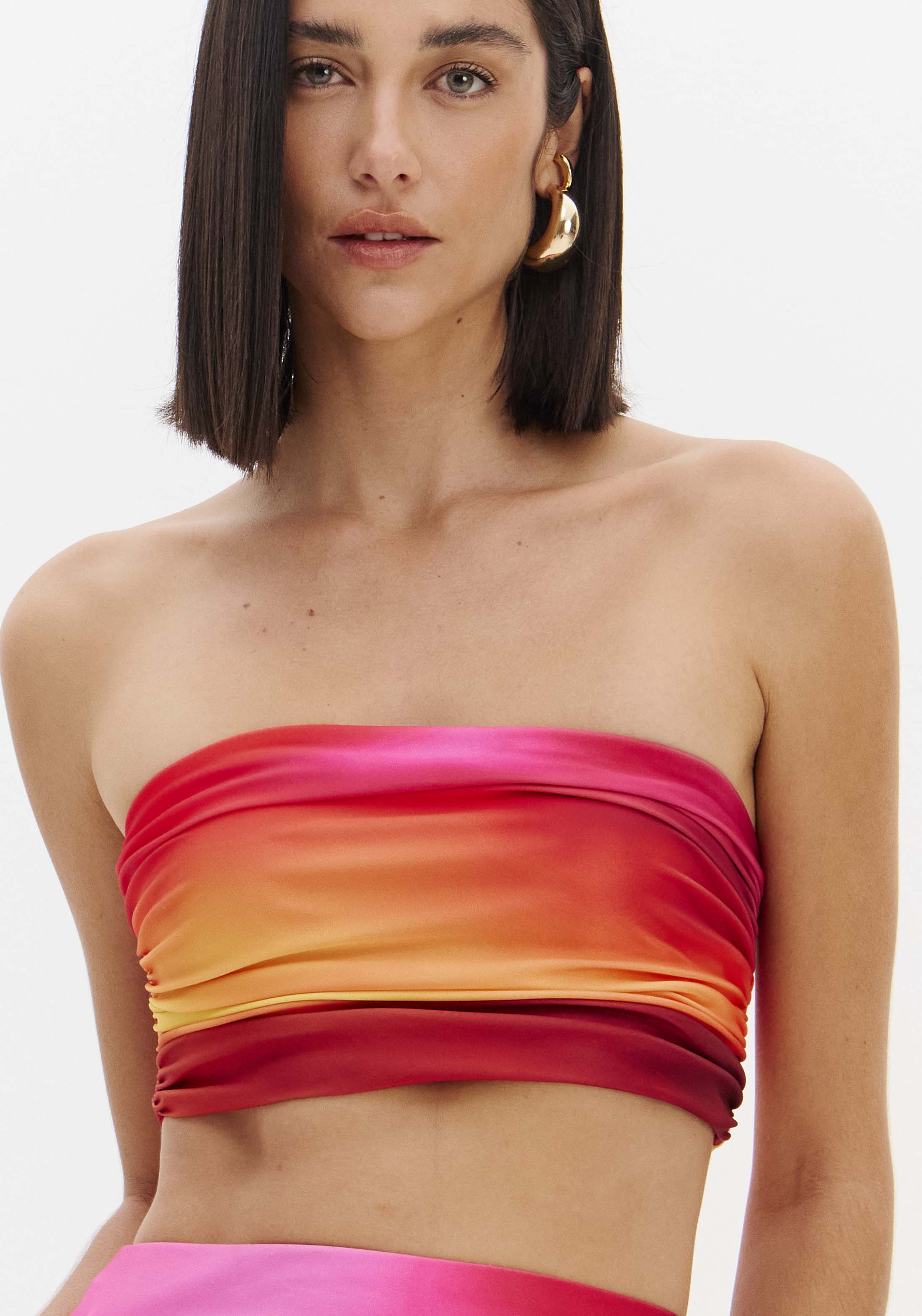 Top Faixa SUNSET MIRAGE Rosa - Lança Perfume 7