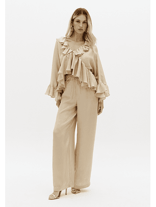 Blusa com Manga Dourado - Lança Perfume