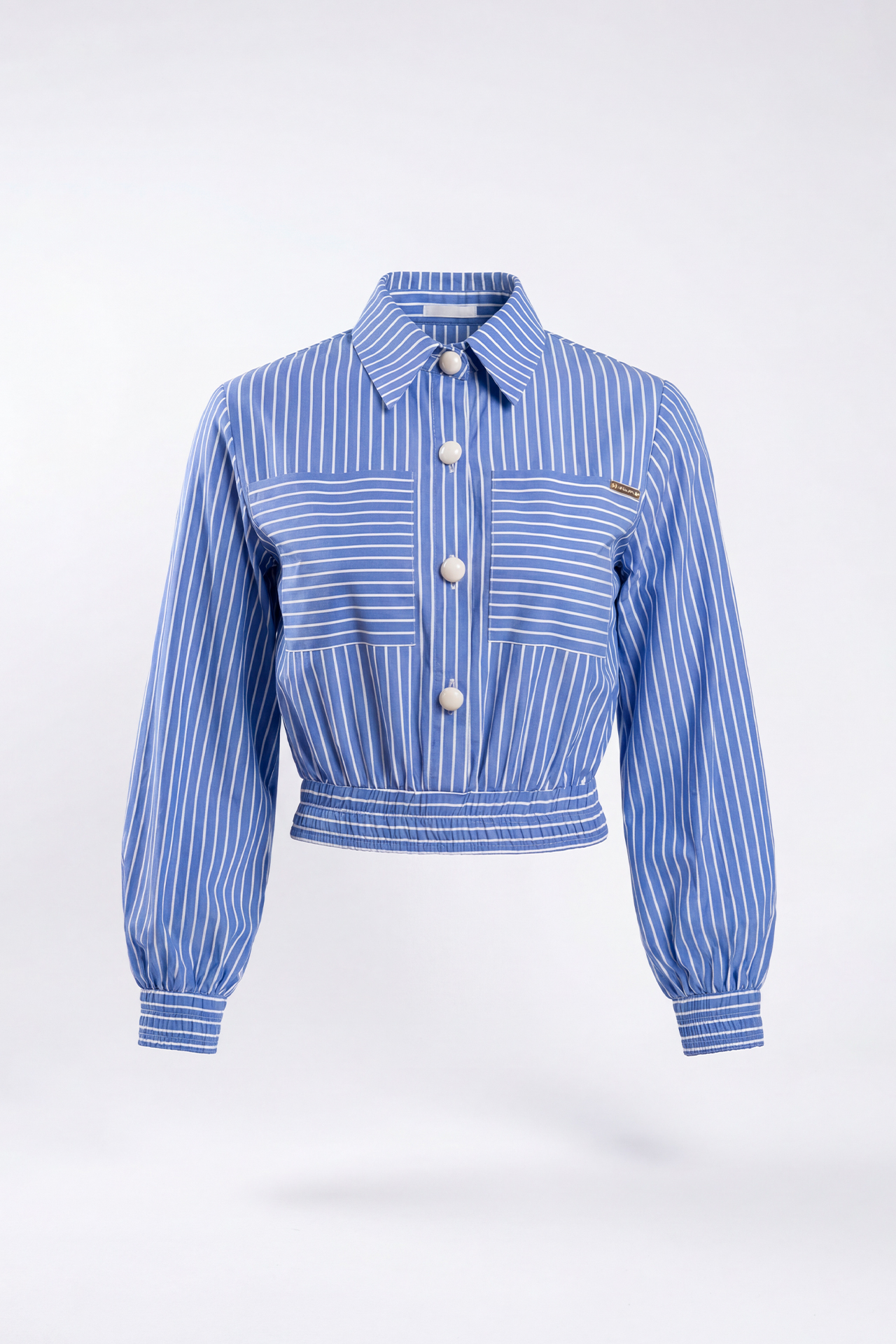 Camisa Riscas Azul e Branco - SAHOCO  1