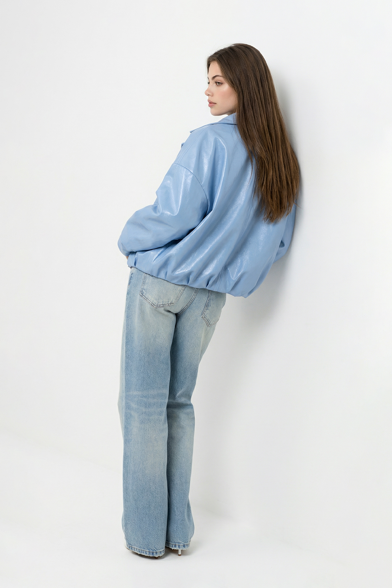 Casaco Bomber Ecopele Azul - SAHOCO 6