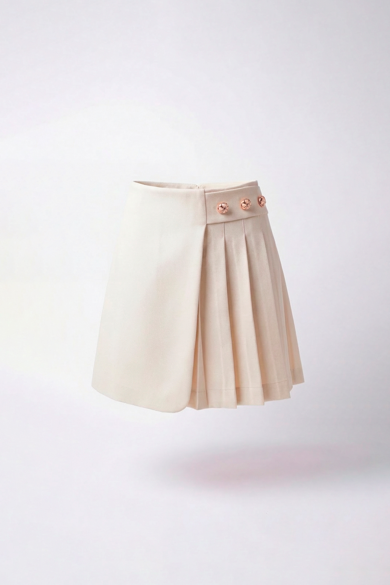 Saia com Pregas Branco - SAHOCO 2