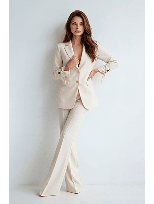 Blazer com Laçada Branco - SAHOCO