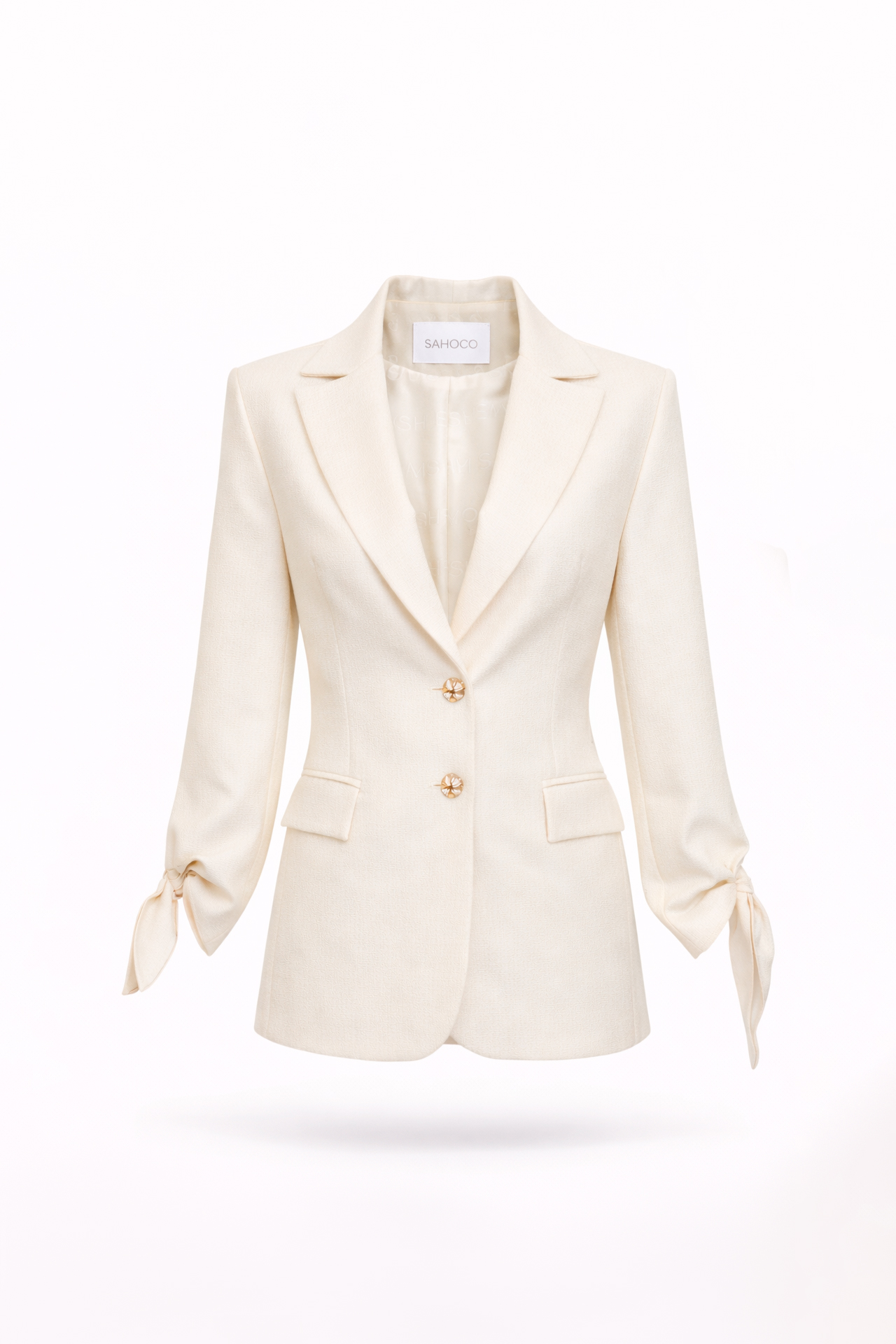 Blazer com Laçada Branco - SAHOCO 3