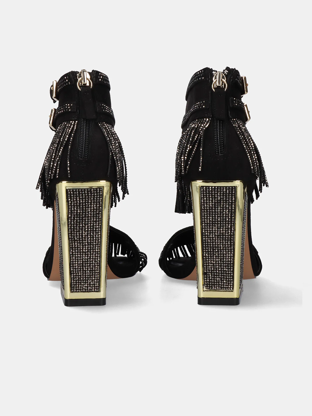 Sandália de Salto Dominic 520 Preto - EXÉ 6