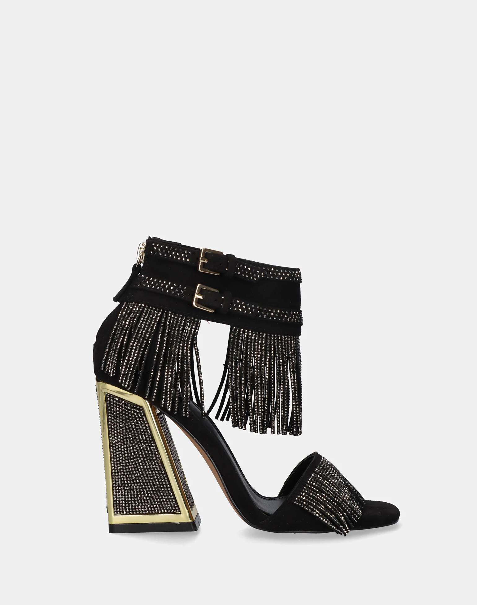 Sandália de Salto Dominic 520 Preto - EXÉ 1