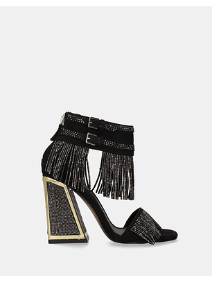 Sandália de Salto Dominic 520 Preto - EXÉ