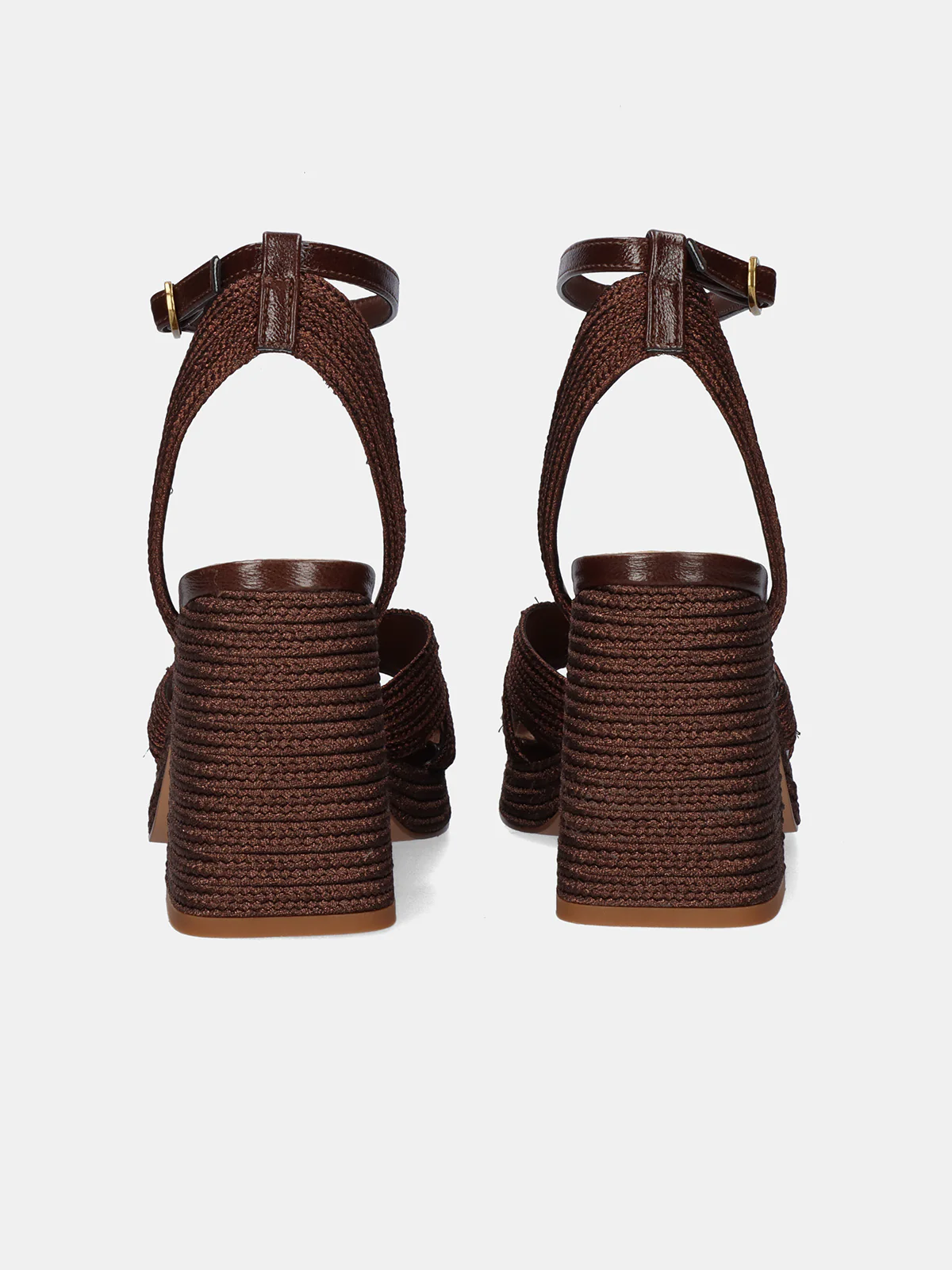 Sandália de Salto Havana-309 Castanho - EXÉ  6