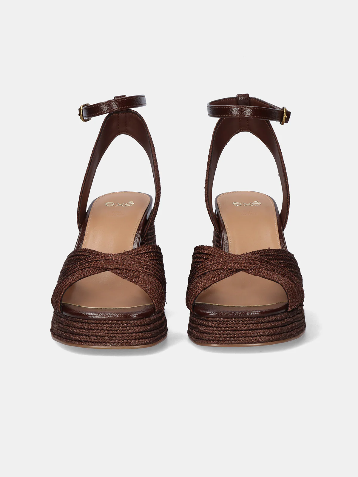 Sandália de Salto Havana-309 Castanho - EXÉ  3