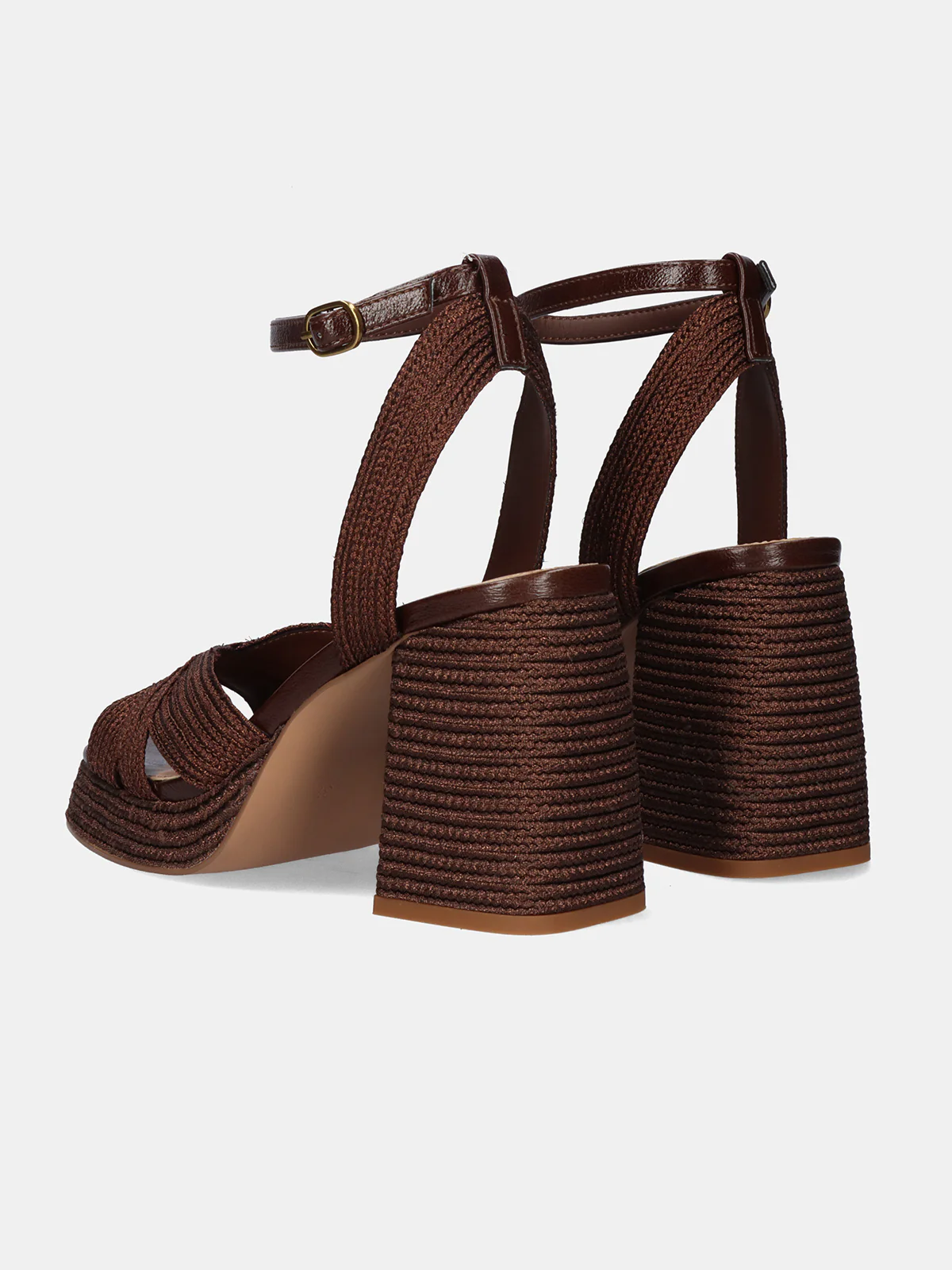 Sandália de Salto Havana-309 Castanho - EXÉ  5