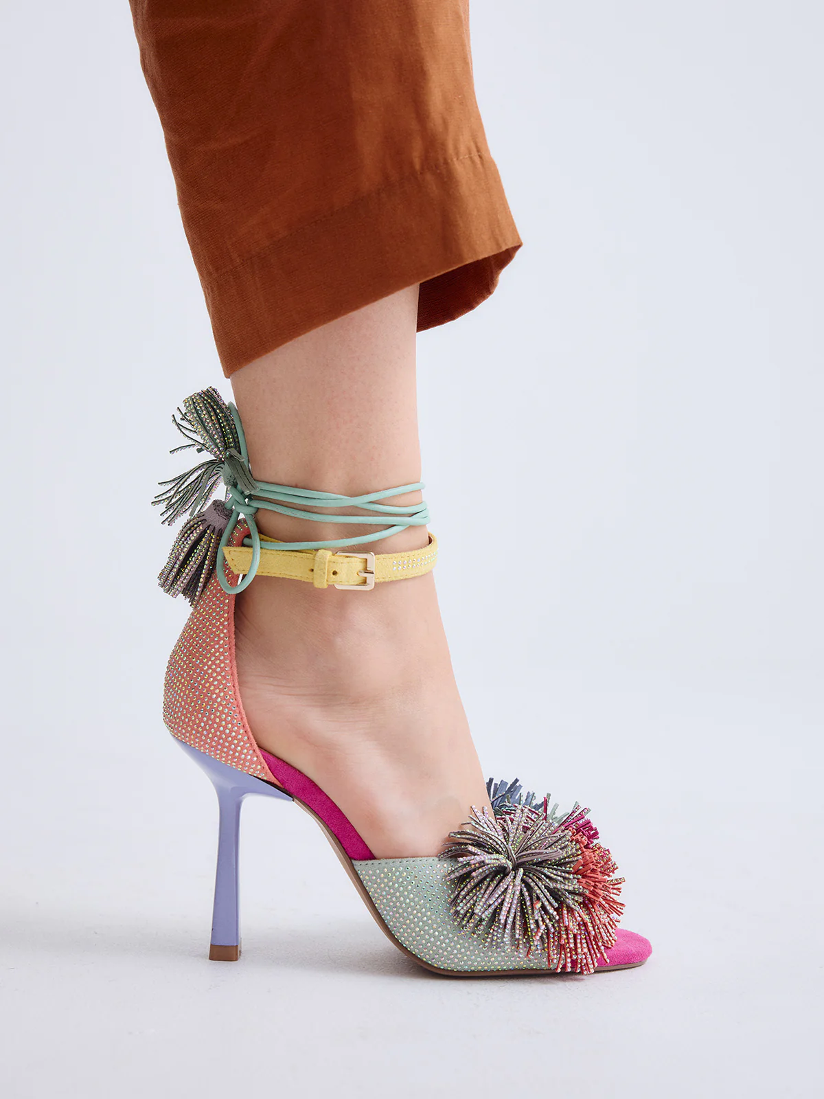 Sandália de Salto Jennifer-725 Multicolor - EXÉ 2