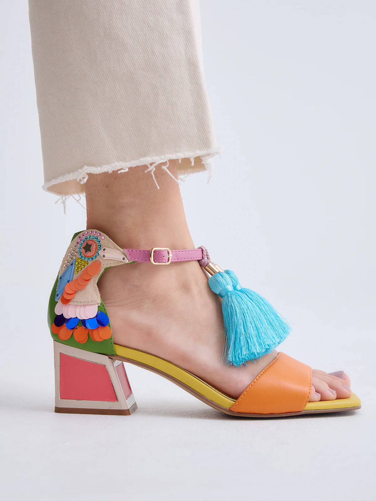 Salto de Salto Baixo Luísa-310 Multicolor - EXÉ  2