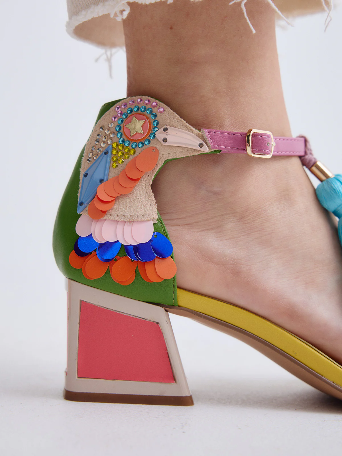 Salto de Salto Baixo Luísa-310 Multicolor - EXÉ  6