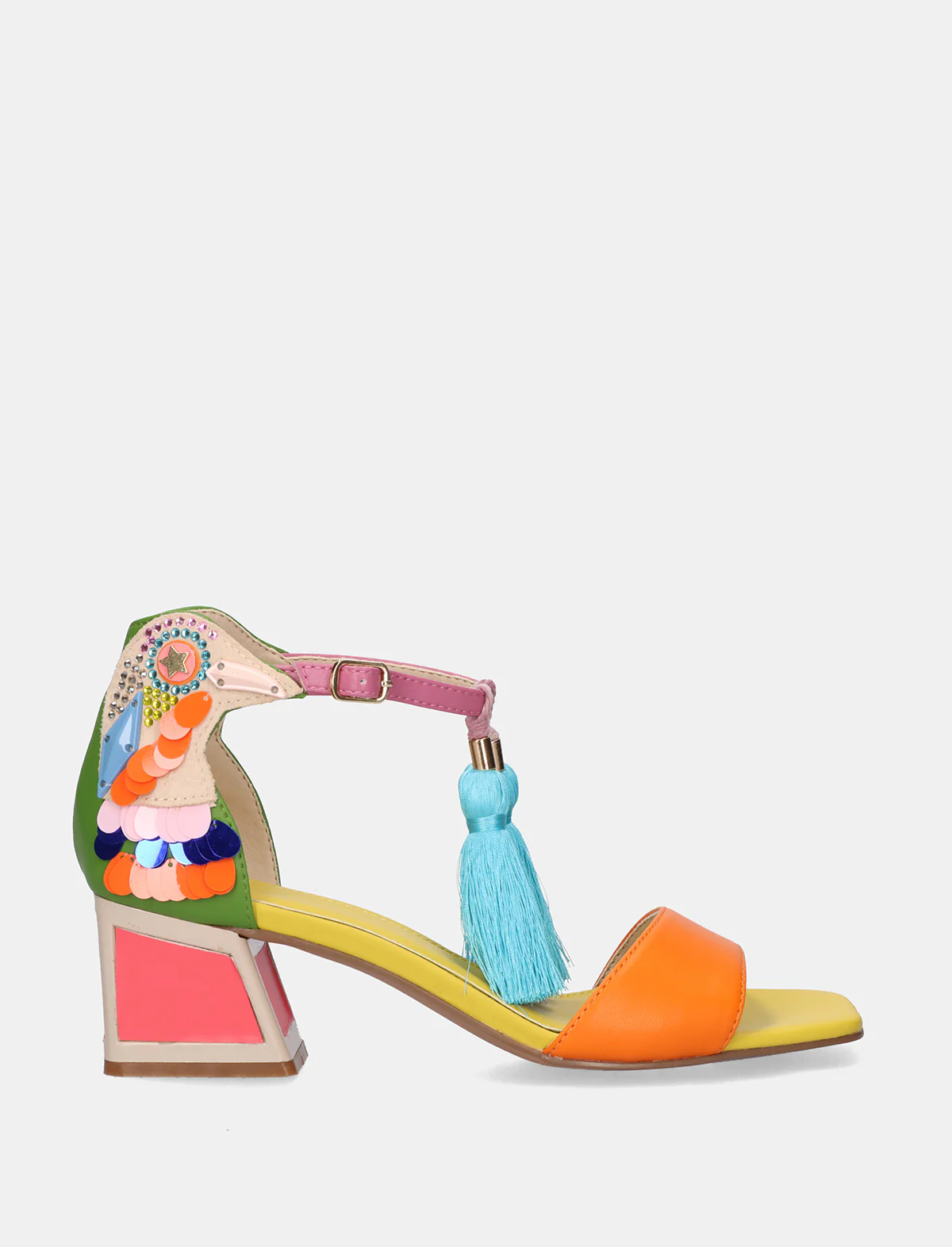 Salto de Salto Baixo Luísa-310 Multicolor - EXÉ  1