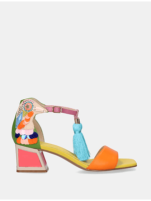 Salto de Salto Baixo Luísa-310 Multicolor - EXÉ 