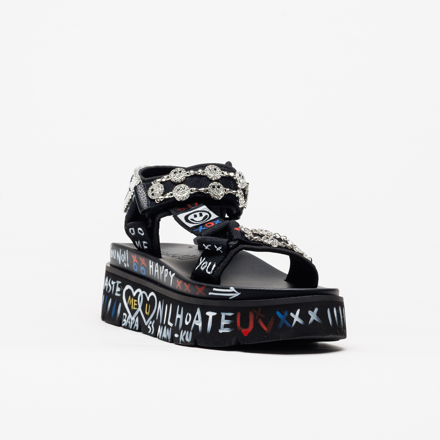 Sandália EKS-04H Smile Preto - NAN-KU 2
