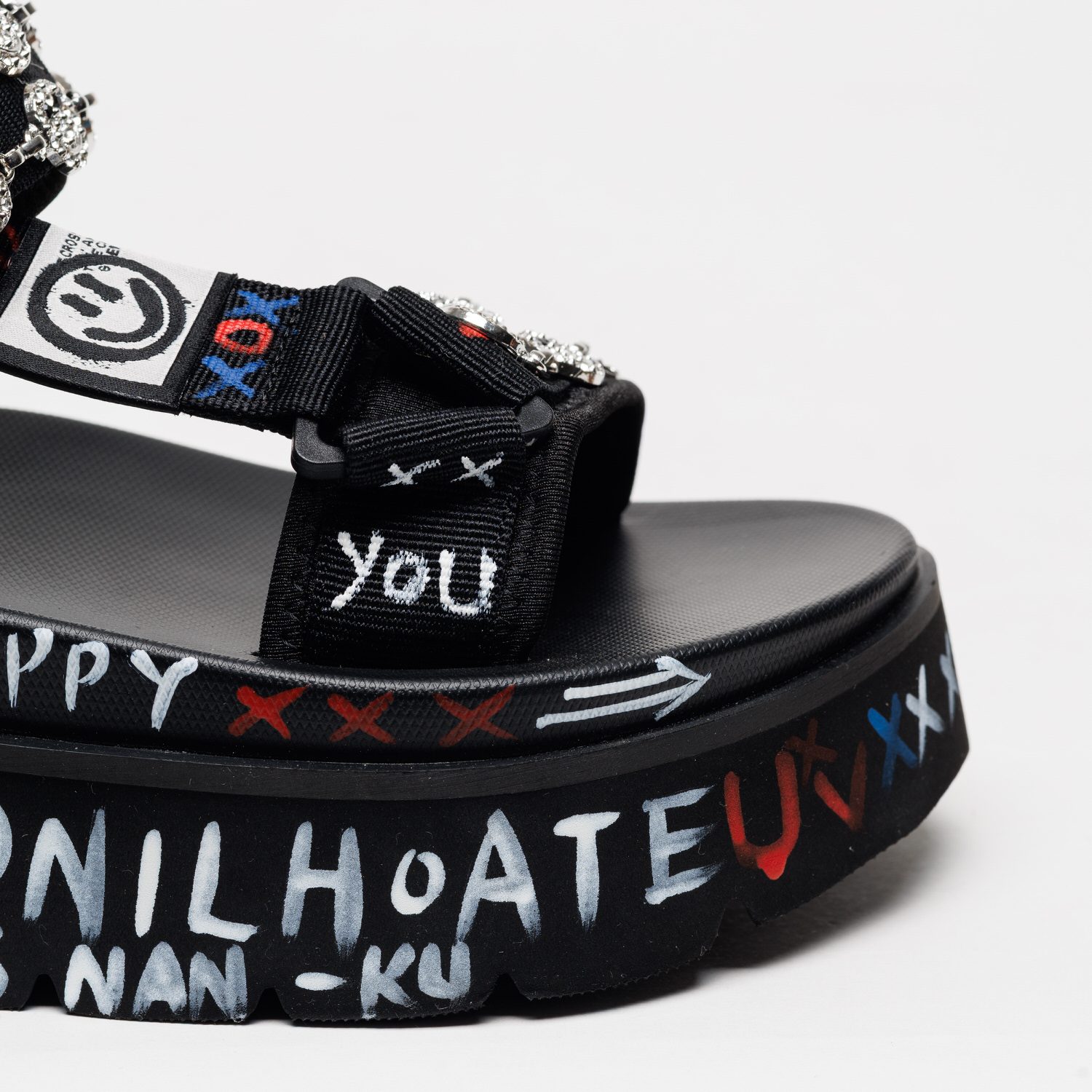 Sandália EKS-04H Smile Preto - NAN-KU 4