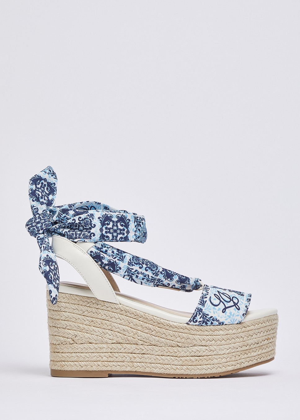 Sandália de Cunha Azulejos Azul - Liu Jo 1