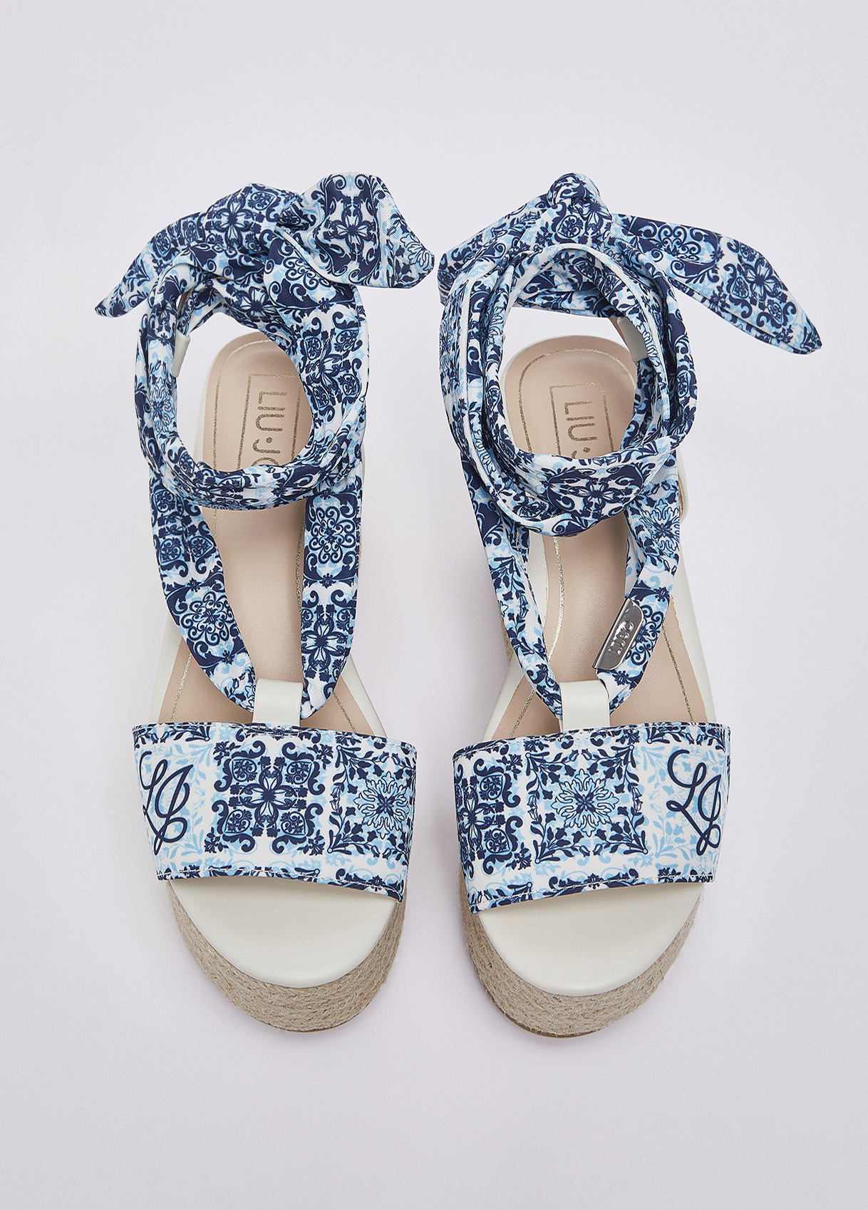 Sandália de Cunha Azulejos Azul - Liu Jo 3