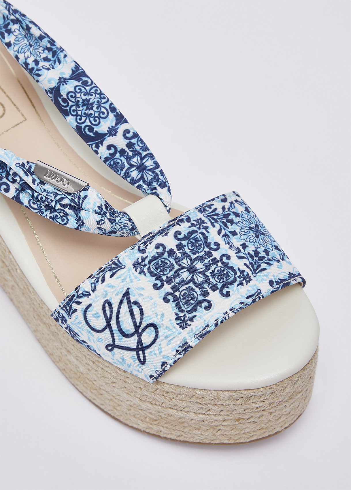 Sandália de Cunha Azulejos Azul - Liu Jo 4