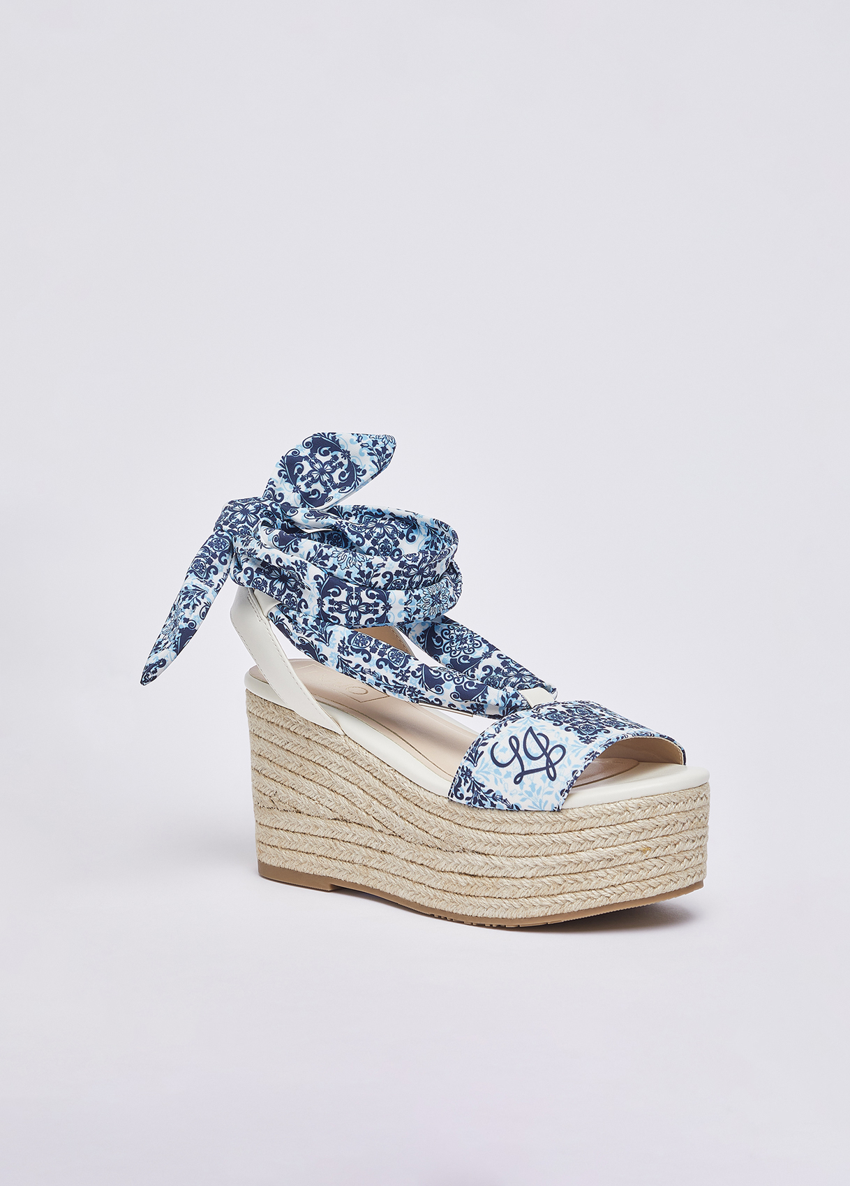 Sandália de Cunha Azulejos Azul - Liu Jo 5