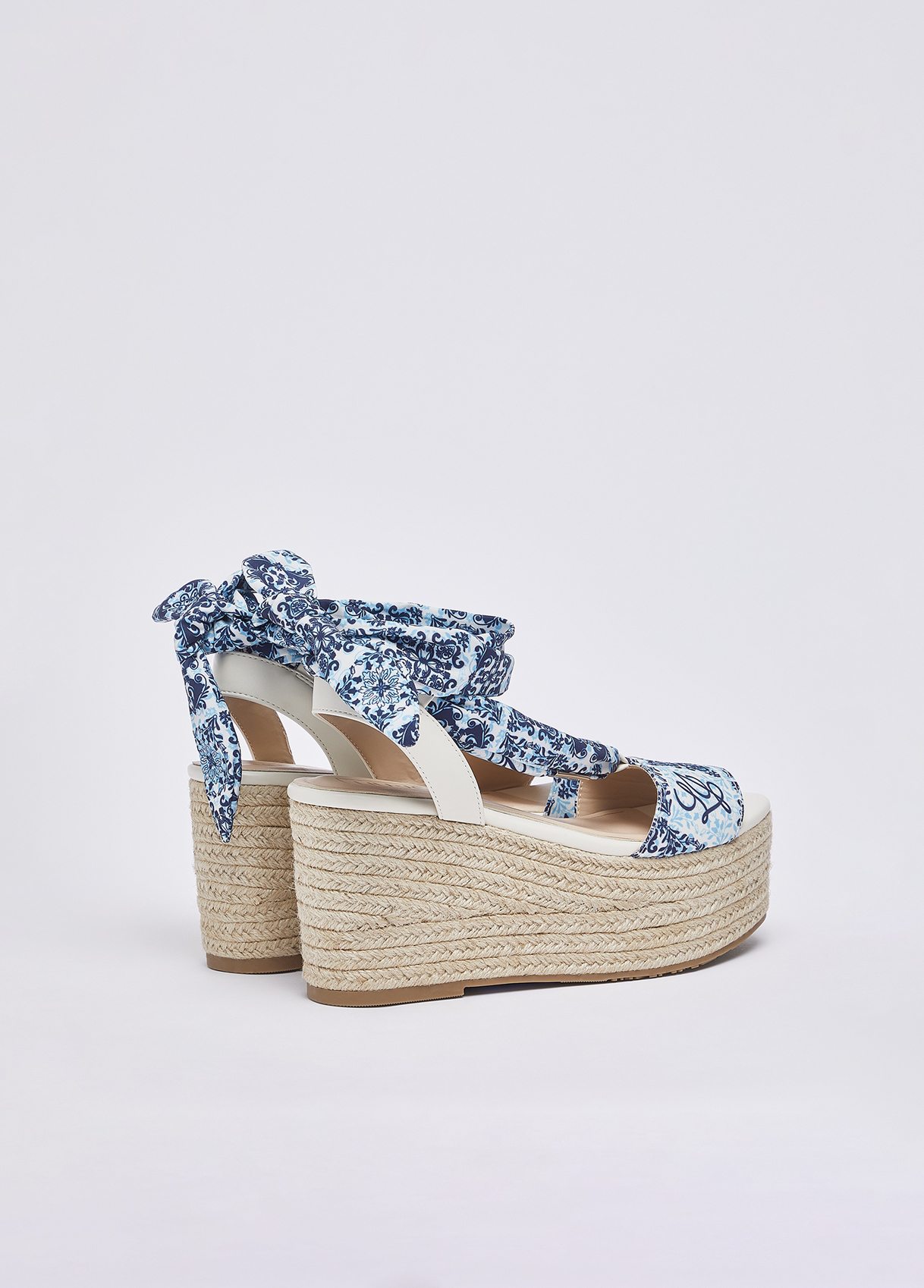 Sandália de Cunha Azulejos Azul - Liu Jo 6