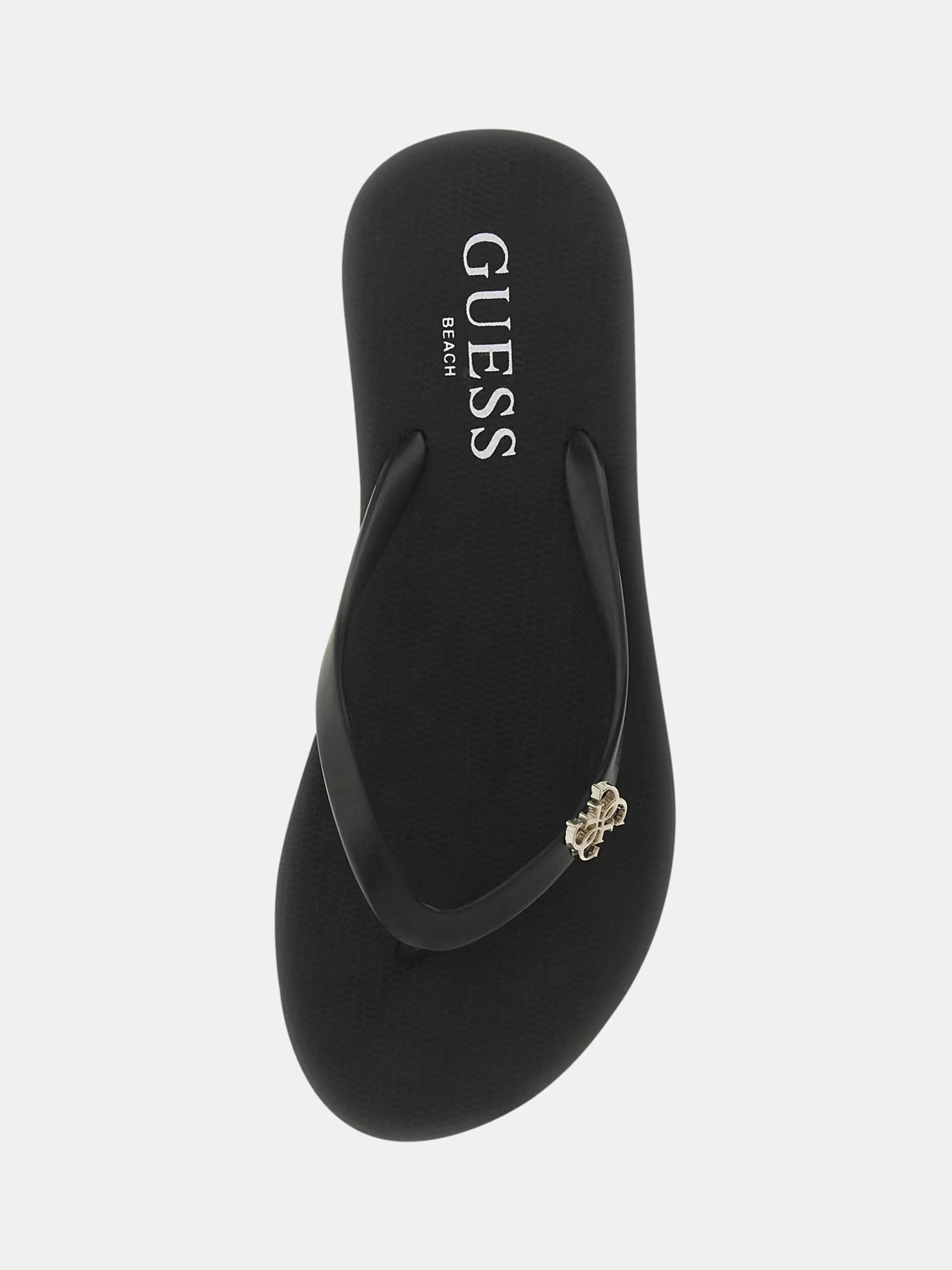 Chinelo Rasteiro Preto - Guess 1