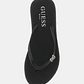 Chinelo Rasteiro Preto - Guess - Thumbnail 1