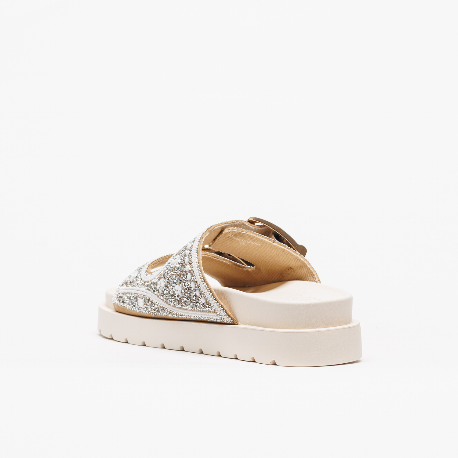 Chinel com Pedras RAYA Dourado - Buffalo  2