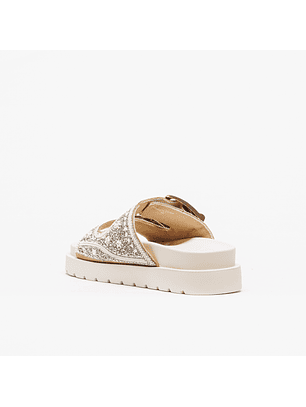 Chinel com Pedras RAYA Dourado - Buffalo 