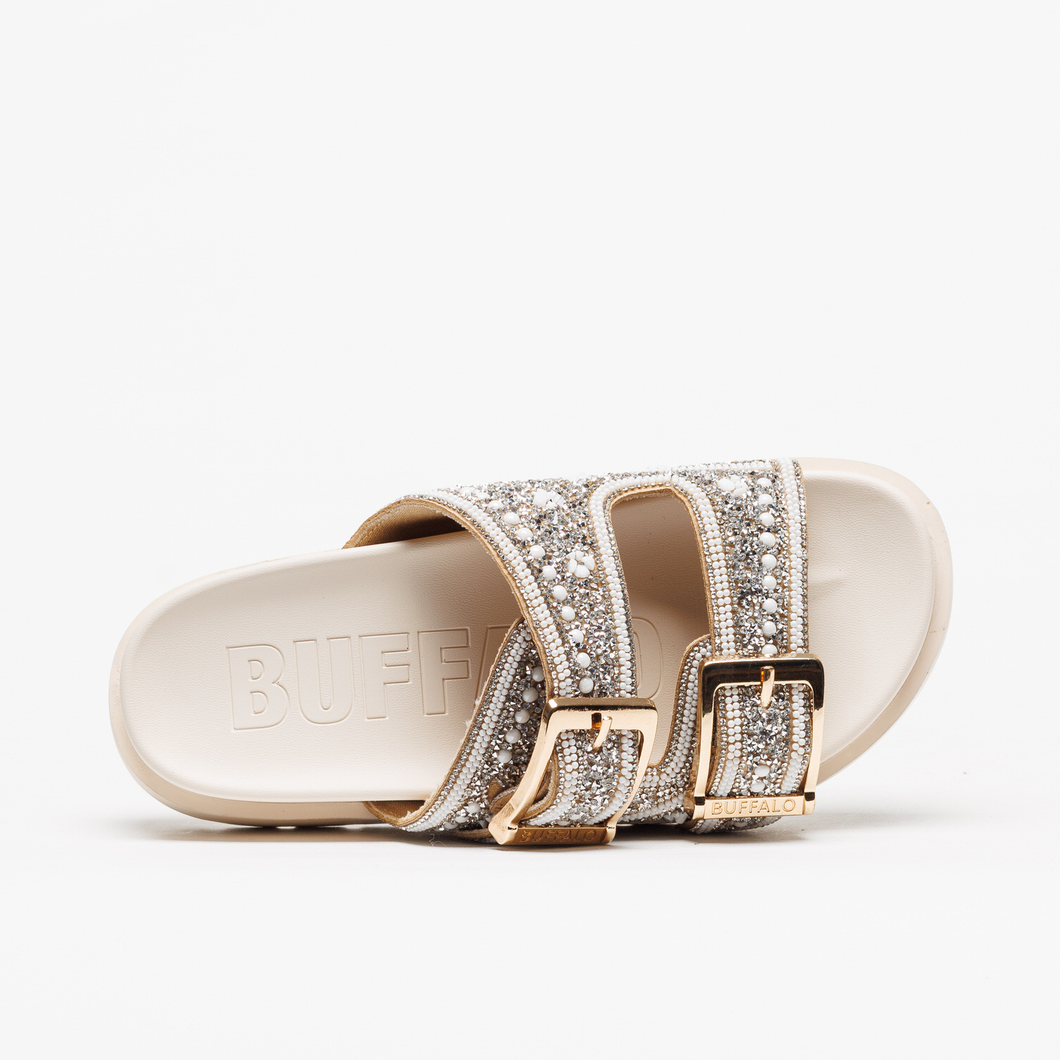 Chinel com Pedras RAYA Dourado - Buffalo  5