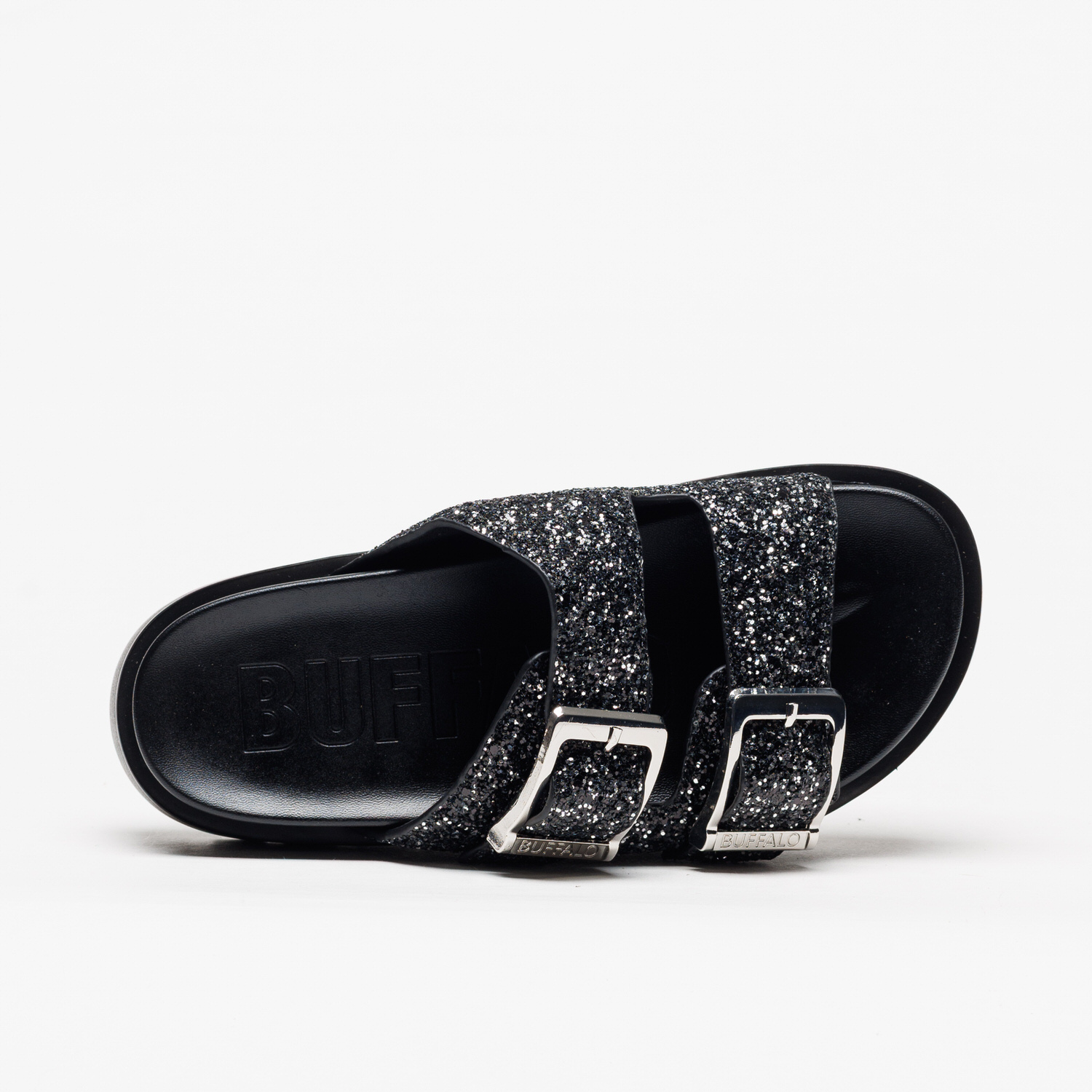 Chinel com Pedras RAYA Preto - Buffalo  2