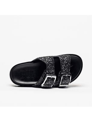 Chinel com Pedras RAYA Preto - Buffalo 