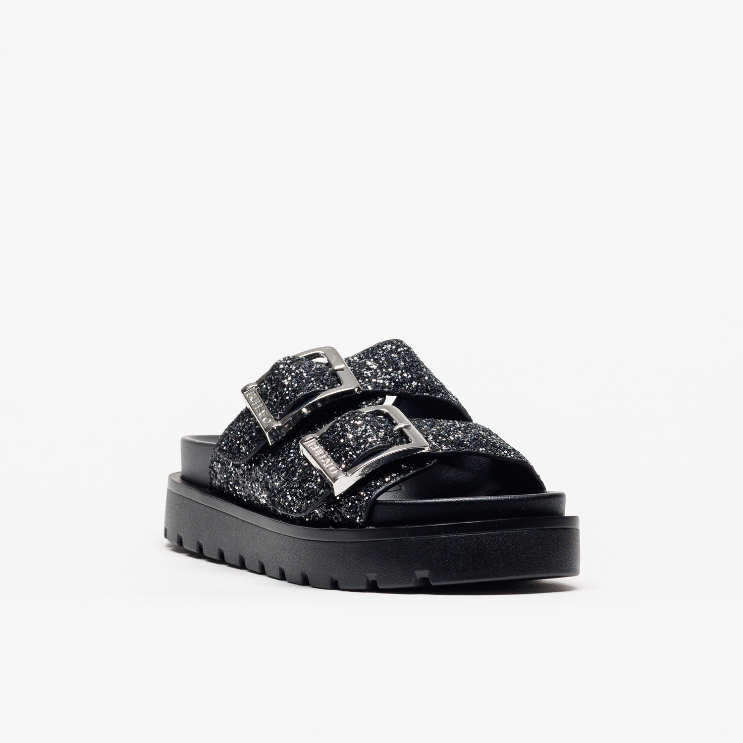 Chinel com Pedras RAYA Preto - Buffalo  4