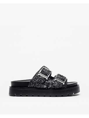 Chinel com Pedras RAYA Preto - Buffalo 