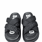 Chinelo de Plaforma Palma Cross Preto - Buffalo  - Thumbnail 4